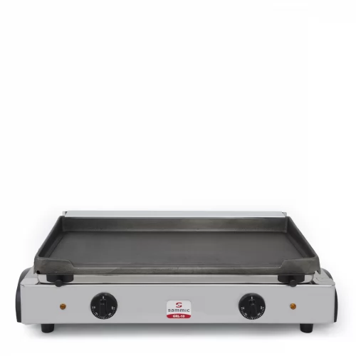 Grill GRL-10 230/50-60/1 - Plaque à snacker électrique lisse double en fonte - 5100039_0