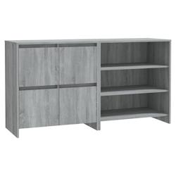 Helloshop26 - Buffet bahut commode armoire meuble de rangement organisateur cuisine salle de séjour salons lot de 2 sonoma bois 02_0036972 - 30002131_0