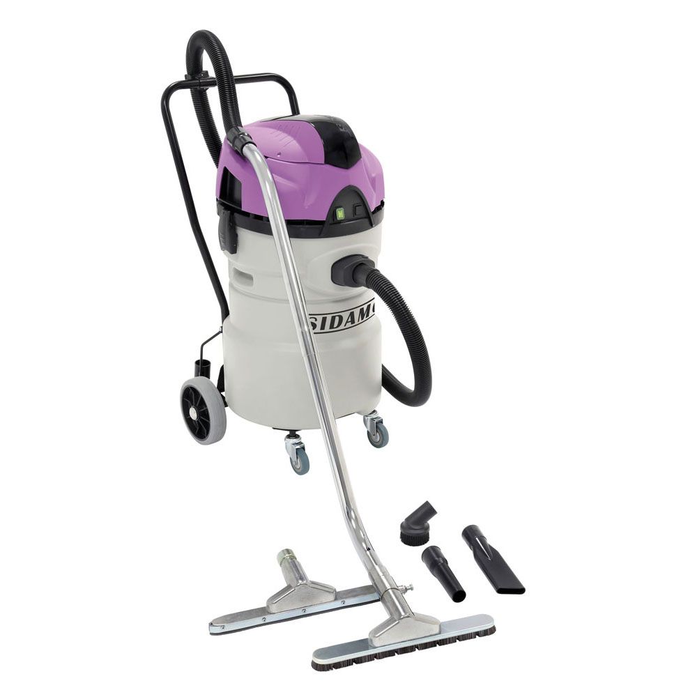 Jet 50 P - Aspirateur à eau et poussières - Sidamo - Cuve 50 L - Filtre Classe M - Bi-turbine_0