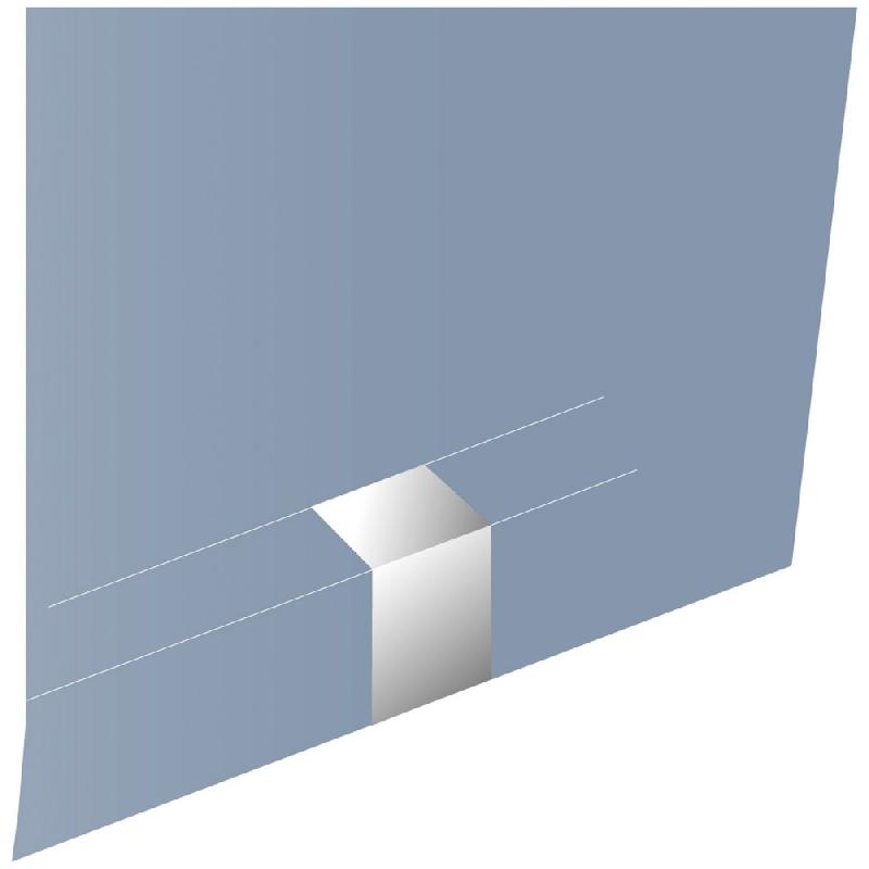 Jonction blanc pour goulotte - H. 6.1 x P. 1.1 cm - Accessoire de finition en PVC à coller_0