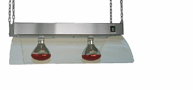 Lampes infrarouges sur châssis suspendu en inox, 2x gn 1/1 - ICE0001_0