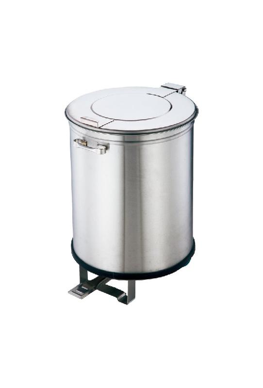 Poubelle ronde inox 100 l - 450xh730 - CGB100-CT_0