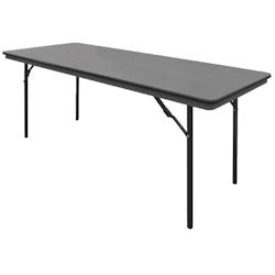 Table rectangulaire pliante grise en ABS Bolero 1830mm - GAGC596_0