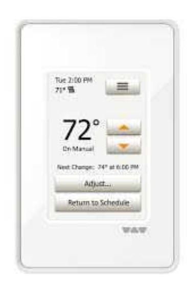 Thermostat électronique 230V pour câbles chauffants - écran tactile 8.9cm - sans option Wifi_0