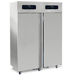 Virtus group Réfrigérateur 700+700 litres en inox à 2 températures GN 2/1, -2°/+8°C|-10°/-22°C- Virtus - 0698142500481_0