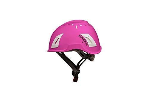 Casque de chantier IRUDEK 1 - rose avec clip de visière_0