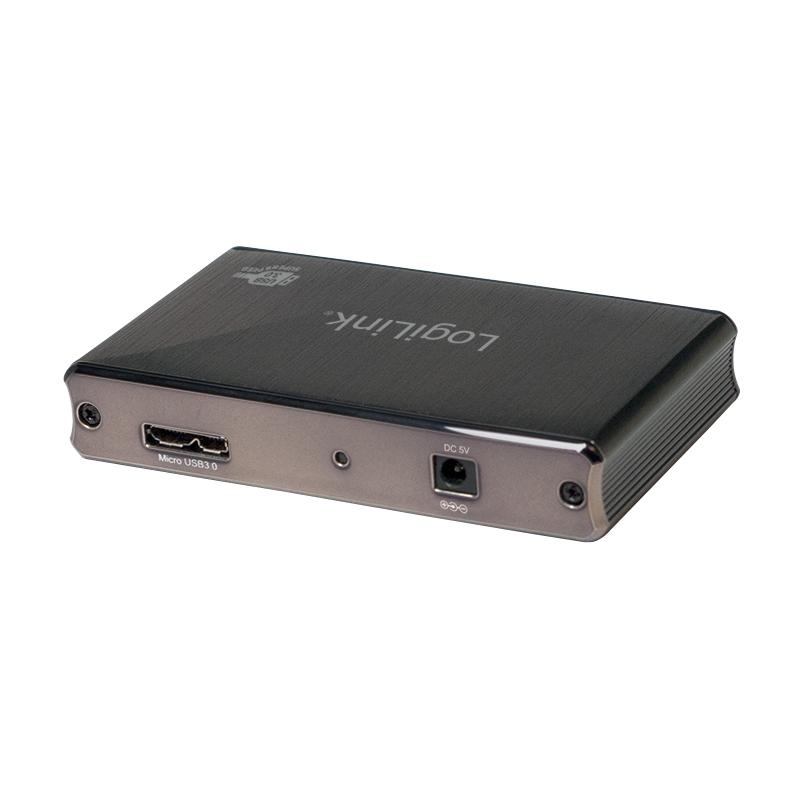 LogiLink UA0282 - Hub USB 3.0 4 ports avec protection contre la surintensité - Noir/Aluminium_0