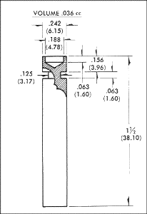 Électrode à cratère S-4 - ASTM, cou rentrant, dimensions précises_0
