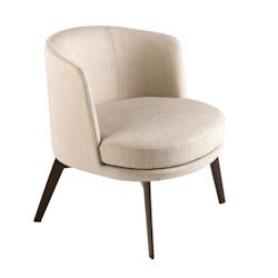 AC ANGEL CERDA Angel Cerdá Fauteuil en tissu crème 5108C 74 x 70 x 71 - beige textile 8435631027164_0