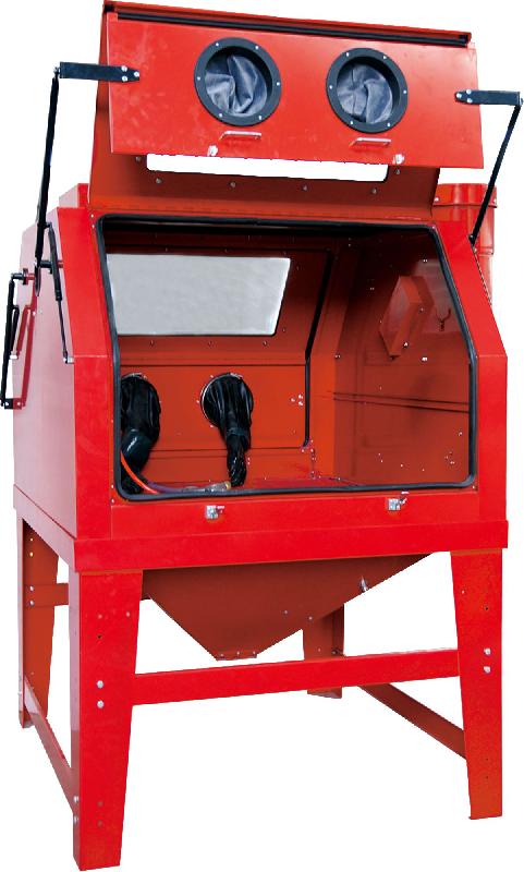 Cabine de sablage professionnelle 1200 L double poste de travail avec aspiration MW Tools CAT1200_0