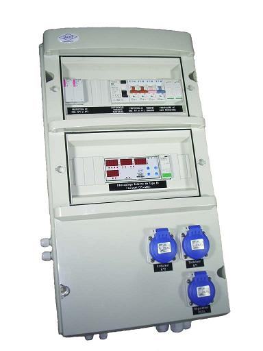 Coffret de protection éolien - protections AC et DC avec découpleur VDE 126 1.1_0
