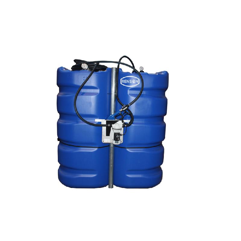 Cuve de stockage AdBlue 3000L - avec pistolet automatique, débitmètre et pompe à membrane 230V_0