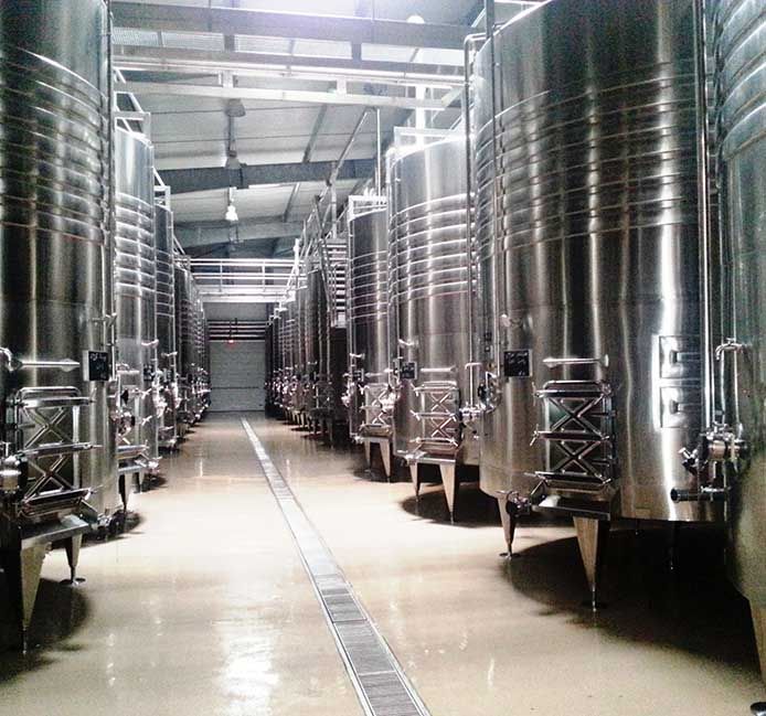 Cuve de vinification et macération sur pieds - Inox AISI 304/316L - Finitions professionnelles et homologation LNE_0