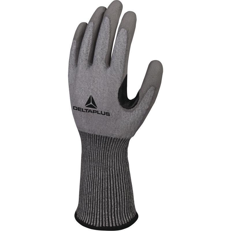 Gant anti-coupure tricot SOFTnocut - paume enduite PU - renfort nitrile - jauge 15 - réf. VECUTC02_0