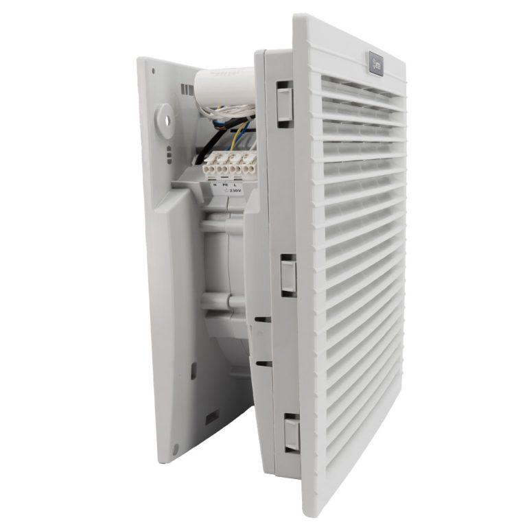 Grille 325x325 avec ventilateur 230V et filtre pour armoire électrique - LETTEL - GTA-291-VFF-230_0