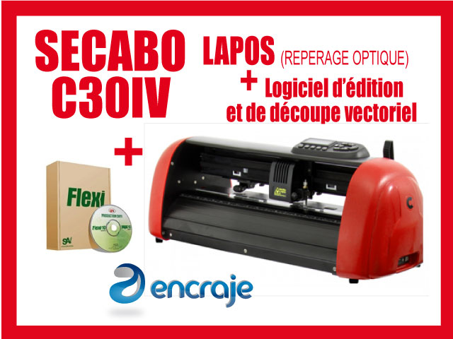 Plotter decoupe secabo - c30iv avec reperage optique lapos 2 -_0