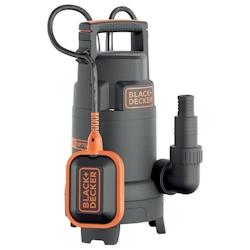 Pompe Vide Cave Eaux Usées 750W - Pompe Immergée Flotteur Intégré Eaux Claires / Eaux Sales Débit 13000 l/h Black+Decker - noir 8016287517560_0