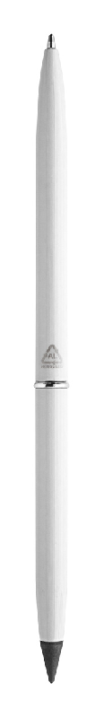 Stylo sans encre - Stylo bille twist 2 en 1 en aluminium recyclé avec pointe en alliage métallique_0