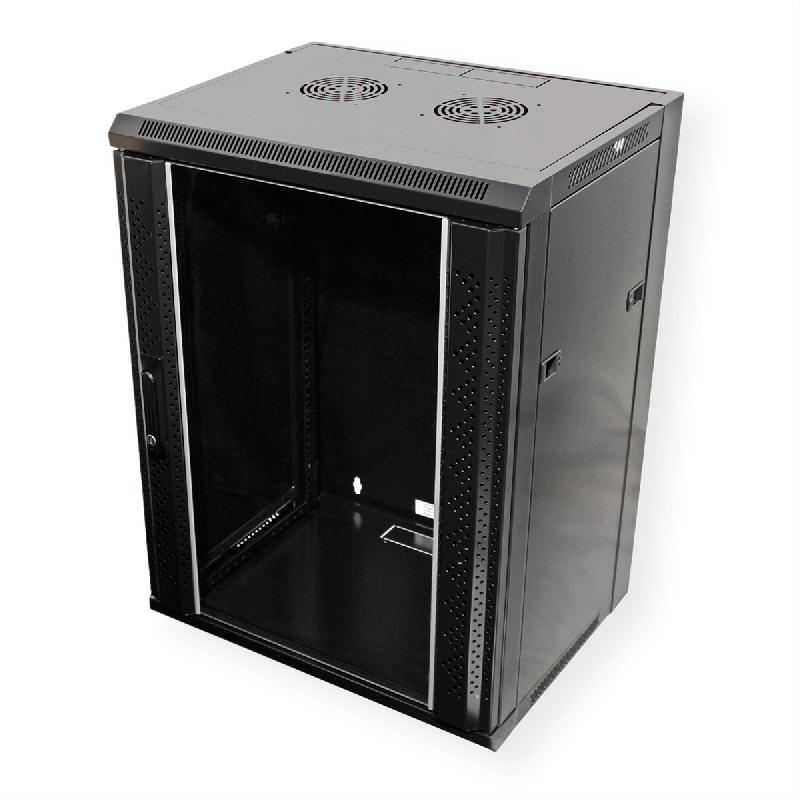 VALUE Armoire murale 15 UH (HxLxP) 775x570x450mm, noir_0