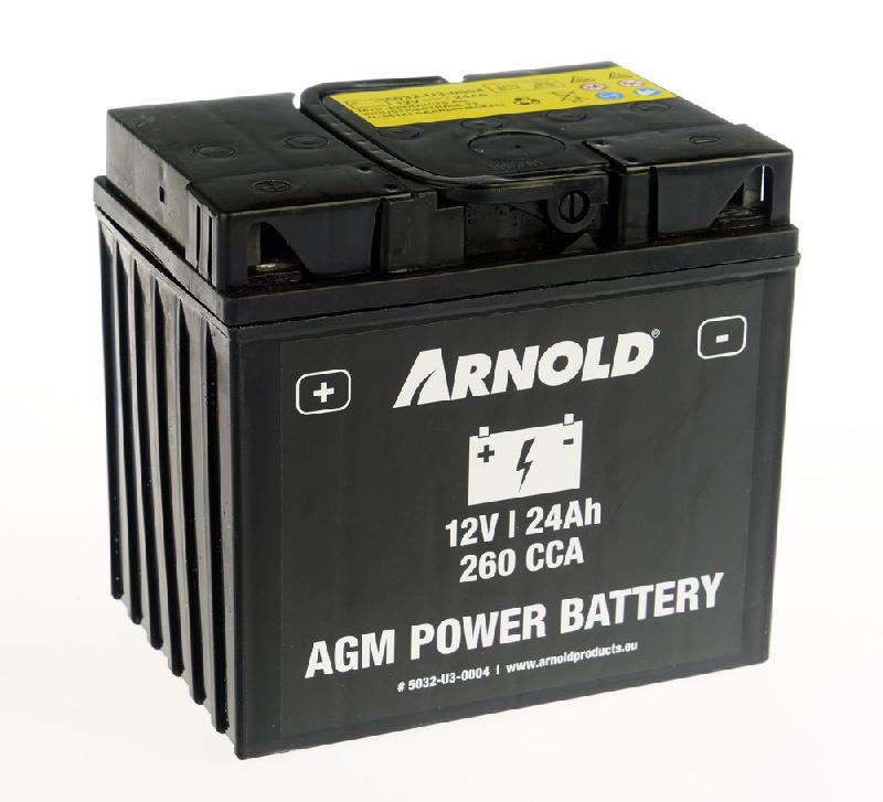 Batterie az104/agm 12-24 pour tracteur tondeuse - +terminal gauche_0