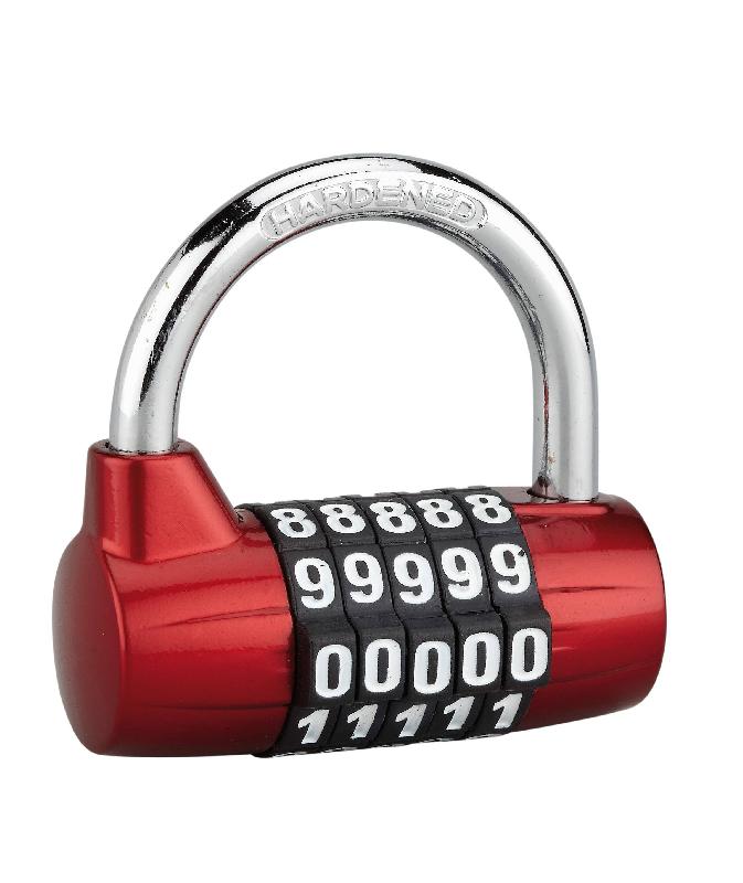 Cadenas Saturn à combinaison modifiable - 10 000 combinaisons possibles - 4 ou 5 viroles - Anse normale ou demi-haute - THIRARD_0