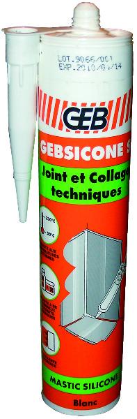 CARTOUCHE GEBSICONE S 310ML BLANC