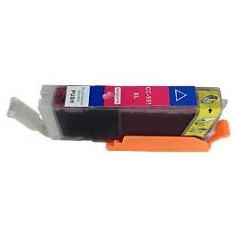 Cartouche jet d'encre compatible pour canon pixma ip7250/7260/mg5450/mg6350/mx925 (cli-551mxl) magenta15 ml c551mxl_0