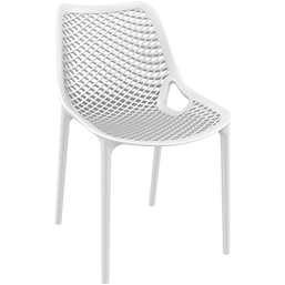 Chaise empilable en polypropylène teinté anti-UV - renforcée en fibre de verre - ARCHI_0