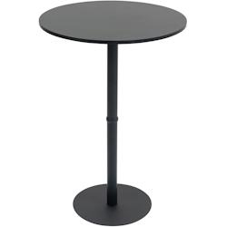CLP Table haute Hereford ronde Noir / Noir/75 cm - noir Bois manufacturé 324944_0