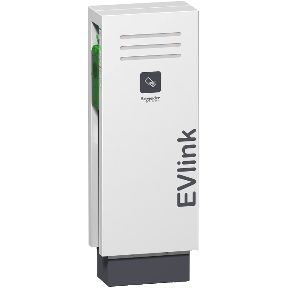 Evf2s22p4er bornes de recharge pour voiture electrique - schneider - 1 prise t2s+1 prise domest. Te - 22kw - rfid_0