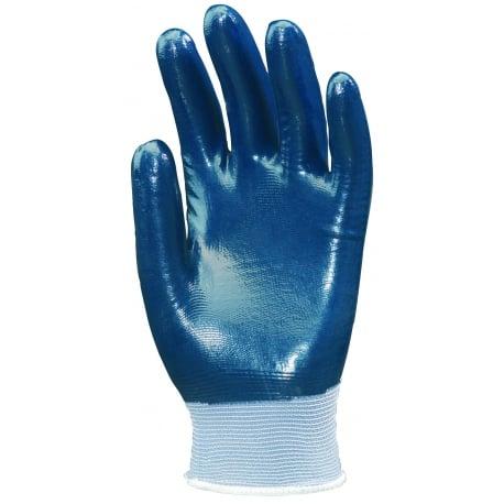 Gants nylon enduit nitrile marine EUROTECHNIQUE | 6290_0