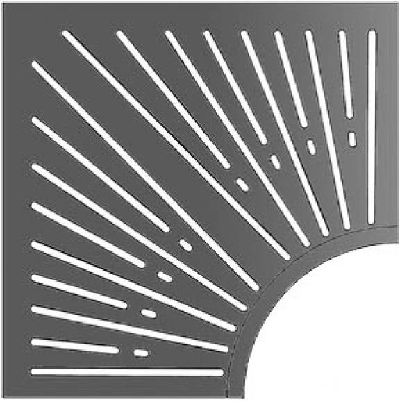 Grille d'arbre en fonte ductile FGS 500 à poser sur cadre acier en 2 parties - Série lourde - THAÏS_1