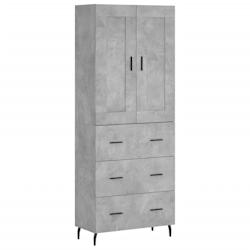 Helloshop26 - Buffet bahut commode armoire meuble de rangement organisateur cuisine salle de séjour salon haut 69,5 x 34 x 180 cm 02_0034657 - 300021_0