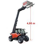 Kth4815 - Chariot télescopique compact Kubota, levage 1 400 kg à 4,8 m de hauteur_0