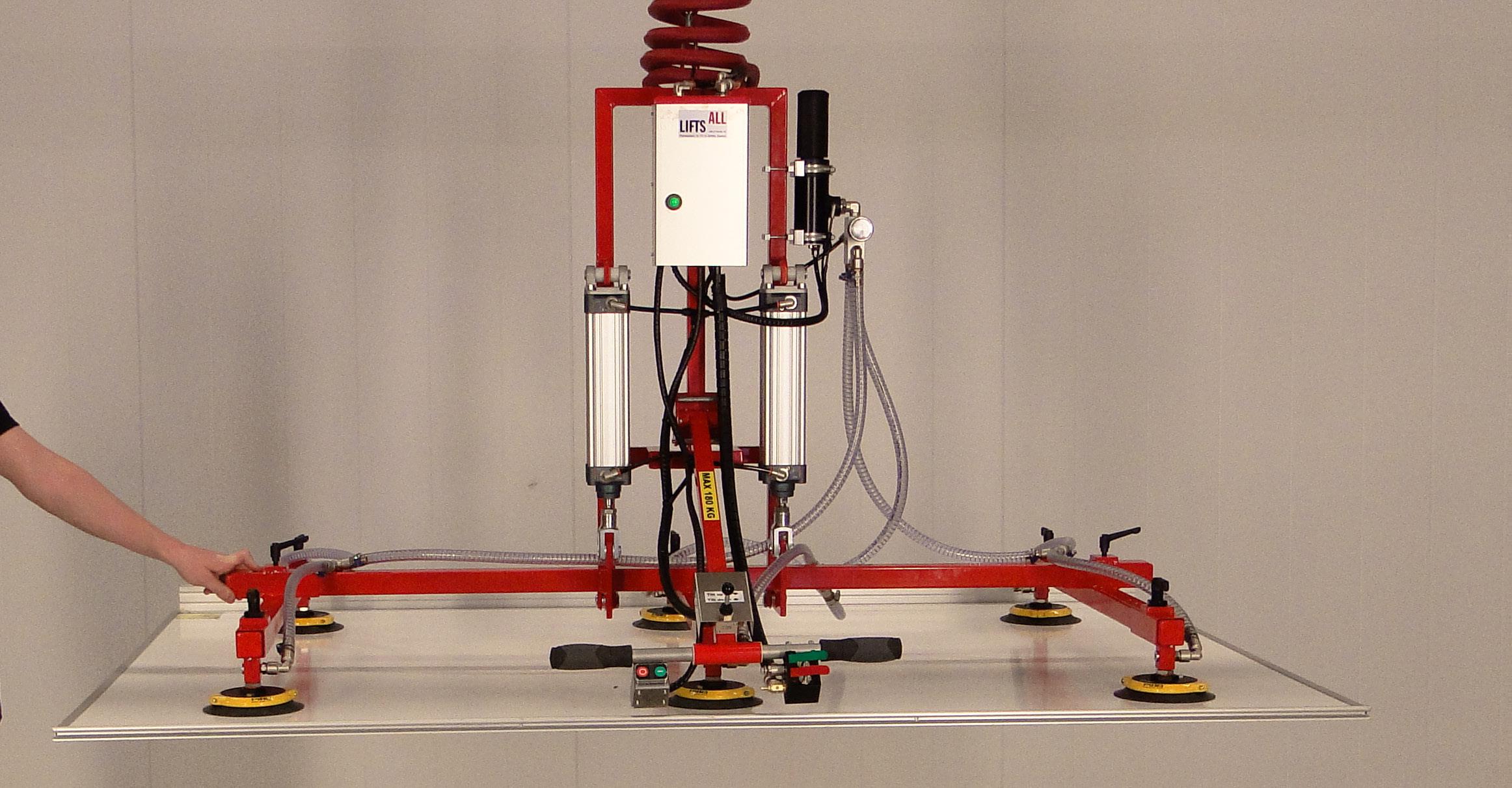 Manipulateur à ventouses pour panneaux et plaques - Basculement à 90° - Charge 5 à 200 kg_0