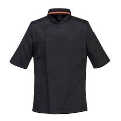 Portwest - Veste de cuisine manches courtes en tissu aéré Noir Taille 3XL - XXXL noir 5036108323449_0