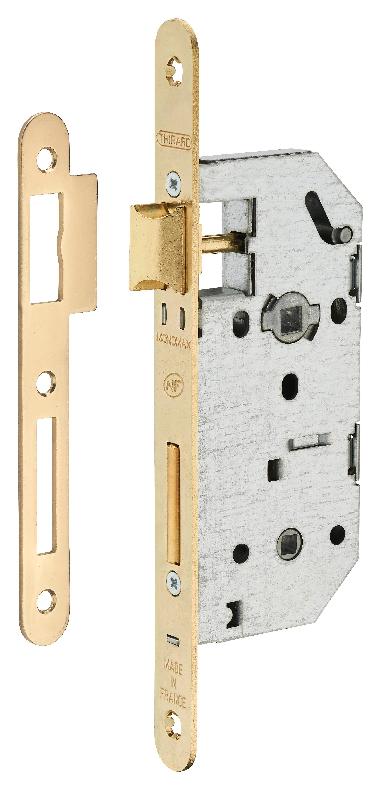 Serrure Monomax NF - Axe 40mm à condamnation - Têtère acier laiton - Thirard_0