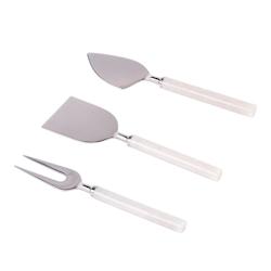 Service de 3 couteaux à fromage Alaska -  Blanc Autre  Table Passion 17.5x5 cm - blanc 3106238530818_0