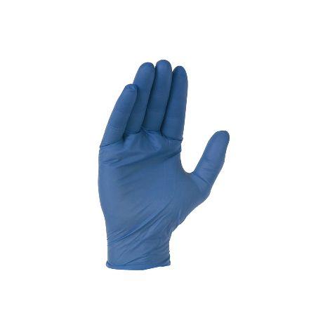 SINGER - Gant nitrile non poudré taille M - Protection chimique type B - Usage unique - Contact alimentaire_0