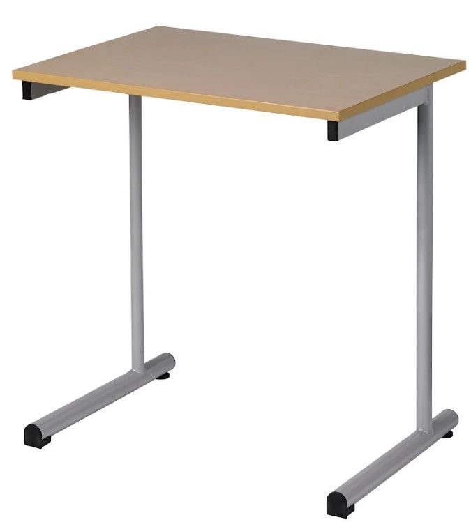 Table fixe ou réglable - Piètement à dégagement latéral - Structure robuste avec roulettes pivotantes - ALGO_0