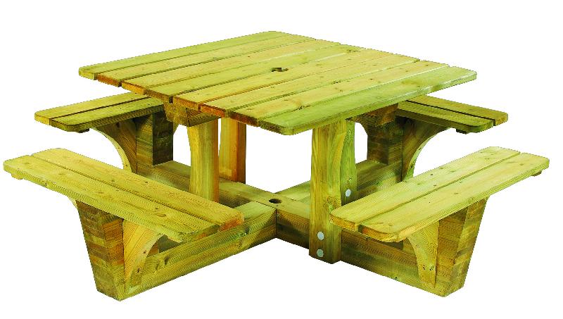 TABLE PIQUE-NIQUE EN BOIS 