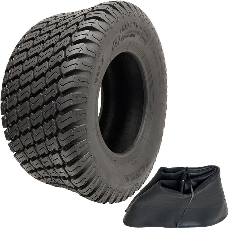 16x7.50-8 Lawnmower Tyre  Tube 4ply Turf Grass Wanda P332 E-Marked Road Legal_0
