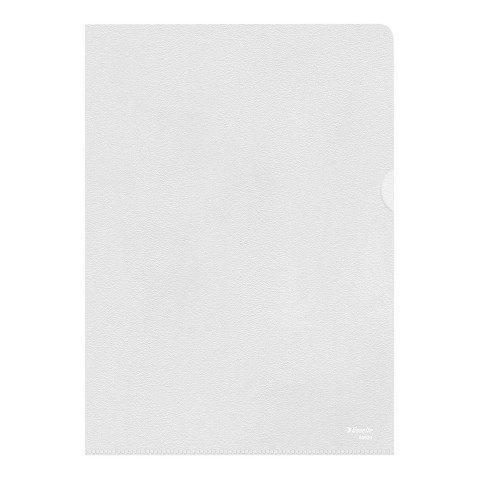 CHEMISE COIN PLASTIQUE ESSELTE A4 POLYPROPYLÈNE 12/100E INCOLORE - PAQUET DE 10