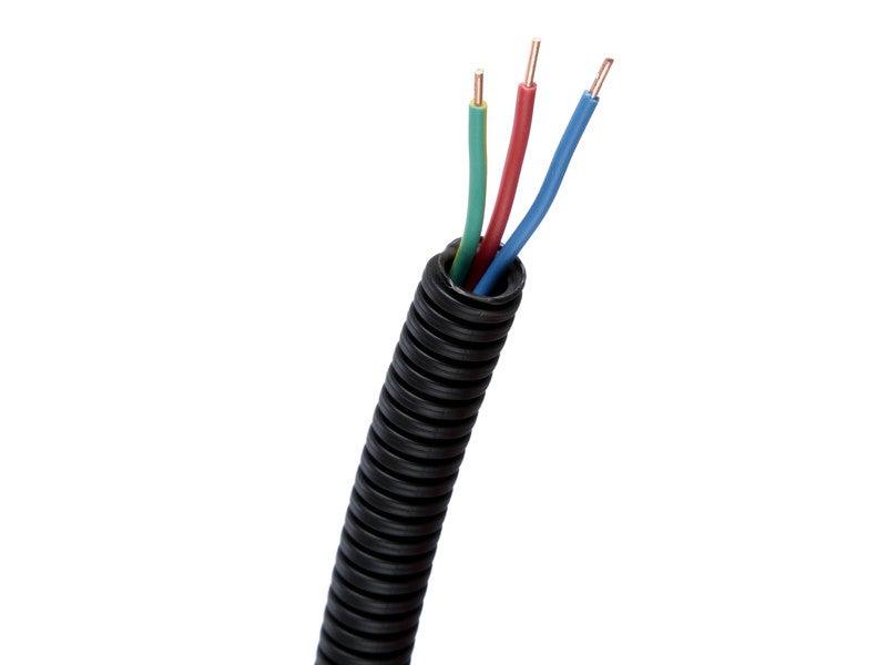Gaine préfilée d'installation 3 x 2.5 mm² - 50 m - conduit ICTA 20 mm avec tire-fil souple_0