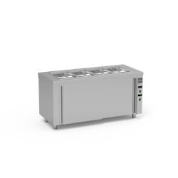 ITALCONCEPT Meuble bain-marie ventilé avec réserve chaude - 3667335124800_0