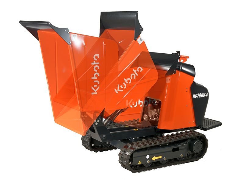 Mini-dumper Kubota KC70HV-4 - Transporteur sur chenilles - 700 kg - Transmission hydraulique_0