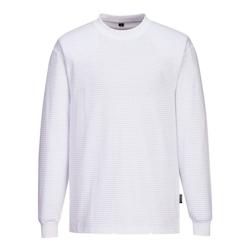 Portwest - Tee-shirt de travail à manches longues antistatique ESD Bleu Taille XL - XL 5036108347162_0