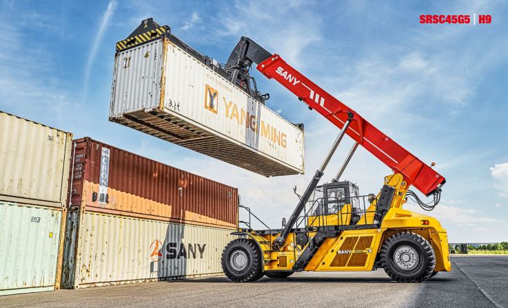 ReachStackers SANY pour plus de rendement au niveau de chaque terminal -  Capacité de 45T - SRSC45G5_0