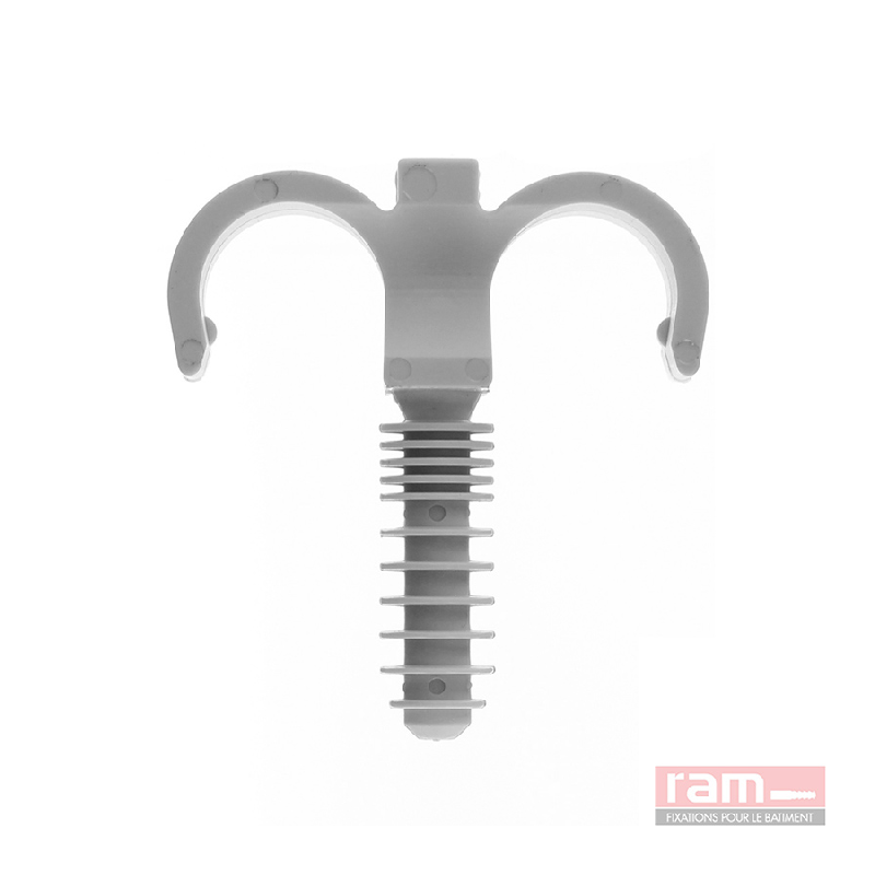 SEAU DE 100 RAMCLIP DOUBLE POUR DIAMÈTRE 16 MM 56816