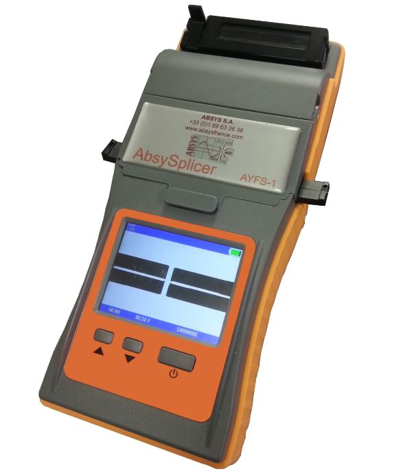 Soudeuses fibres optiques gaine à gaine - AbsySplicer-AYFS-1 - petite, légère et facile à utiliser_0